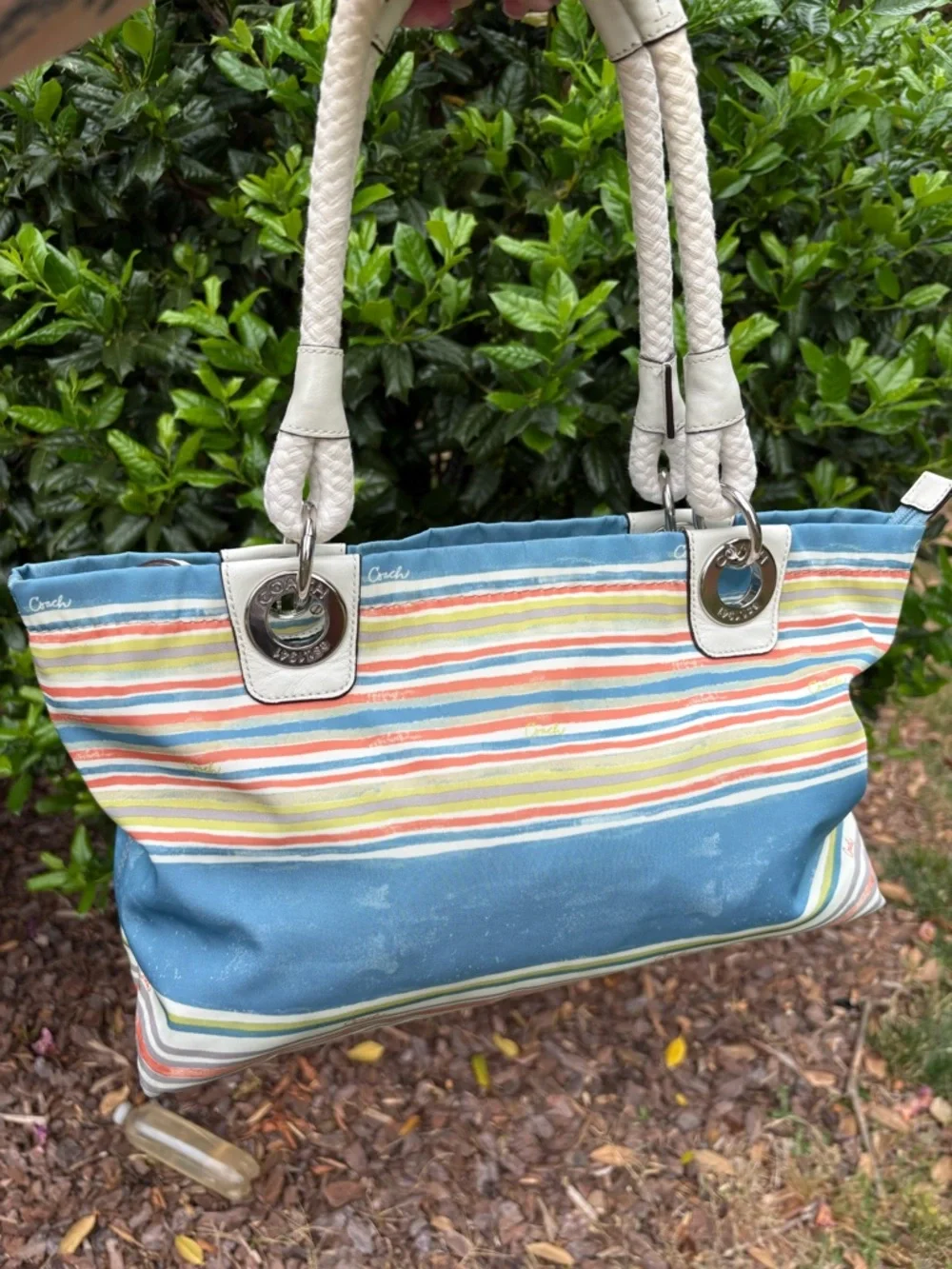 Coach Limited Edition Beach Bag EUC - Picture 6 of 16